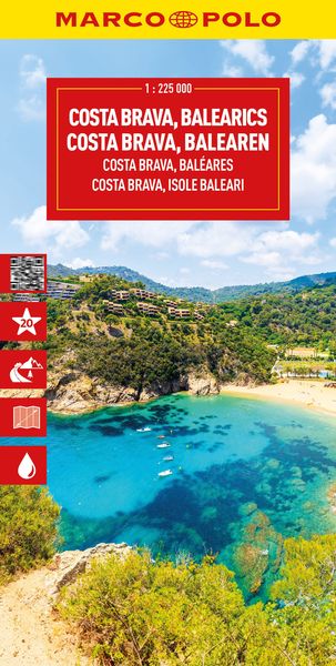MARCO POLO Reisekarte Costa Brava, Balearen 1:225.000, Sonstige von Marco Polo, MairDuMont, 9783575022288