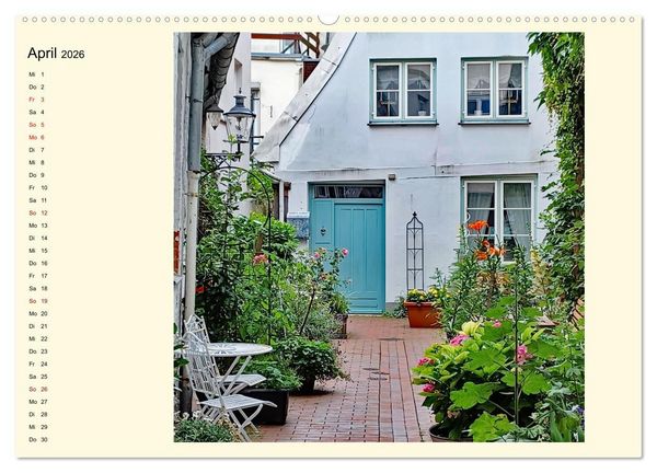 Produktbild: L&uuml;beck, Stadt auf der Insel (hochwertiger Premium Wandkalender 2026 DIN A2 quer), Kunstdruck in Hochglanz