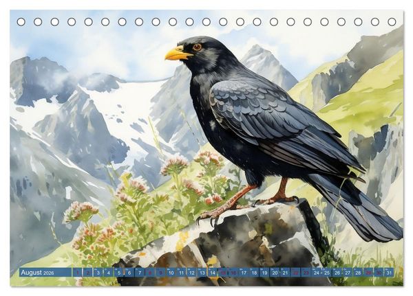 Produktbild: Die Magie der Bergwelt (Tischkalender 2026 DIN A5 quer), CALVENDO Monatskalender