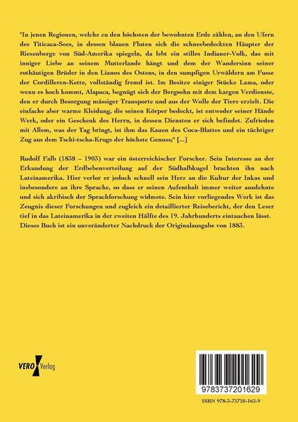 Produktbild: Das Land der Inka in seiner Bedeutung f&uuml;r die Urgeschichte der Sprache und Schrift