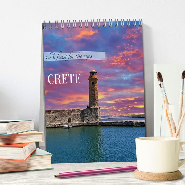 Produktbild: A feast for the eyes - Crete (Desk Calendar 2026 DIN A5 portrait), CALVENDO 12 Month DeskCalendar