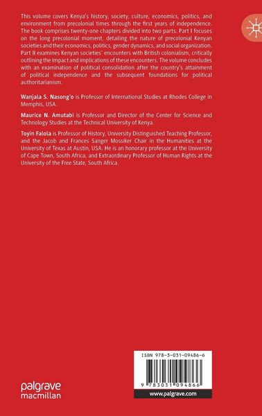 Produktbild: The Palgrave Handbook of Kenyan History