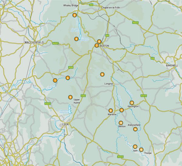 Produktbild: 15 Short Walks in the Peak District - Buxton, Dove Dale and the South West Peak