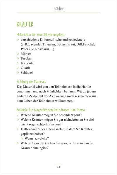 Produktbild: Kurzaktivierungen. Spiele und Besch&auml;ftigungen f&uuml;r Senioren. Auch mit Demenz. Ratgeber