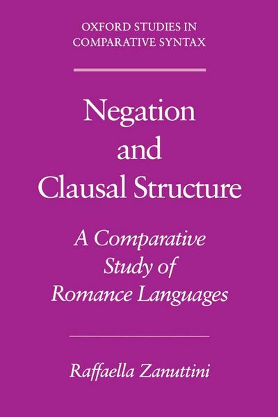 Produktbild: Negation and Clausal Structure
