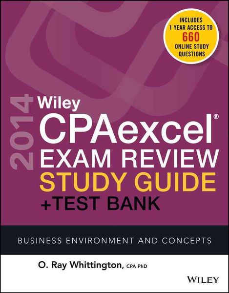 Produktbild: Wiley CPAexcel Exam Review 2014 Study Guide + Test Bank