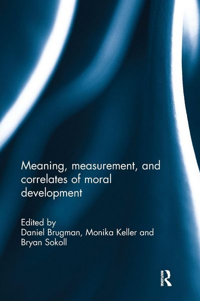Produktbild: Meaning, measurement, and correlates of moral development