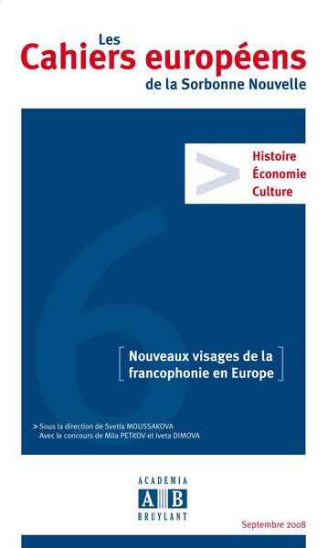 Produktbild: Nouveaux Visages De La Francophonie En Europe