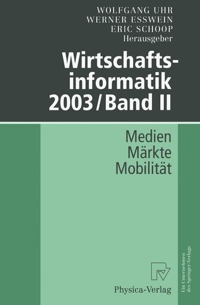 Produktbild: Wirtschaftsinformatik 2003/Band II