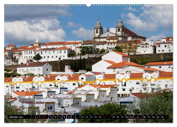 Produktbild: Portugal Buntes Hinterland und farbige K&uuml;sten (hochwertiger Premium Wandkalender 2026 DIN A2 quer), Kunstdruck in Hochglanz