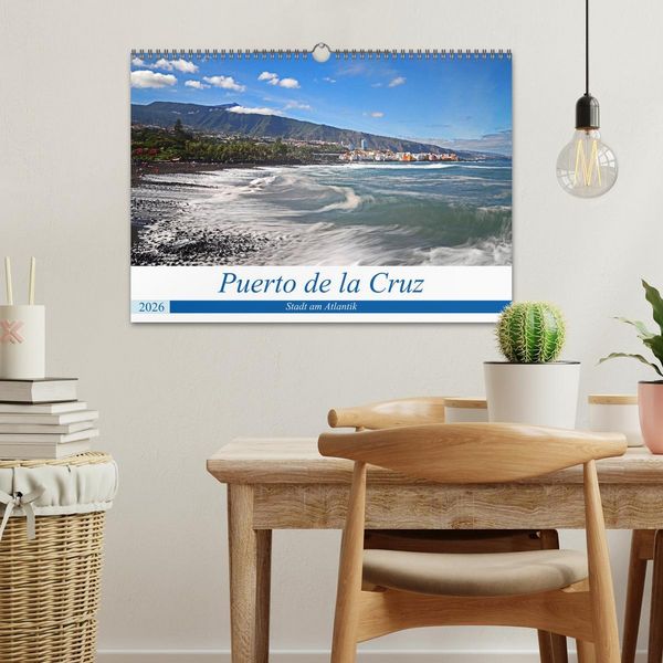 Produktbild: Puerto de la Cruz - Stadt am Atlantik (Wandkalender 2026 DIN A3 quer), CALVENDO Monatskalender