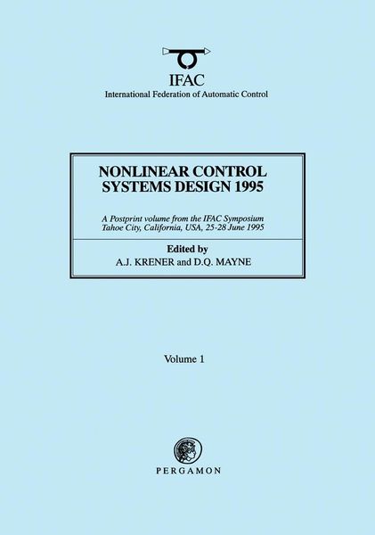 Produktbild: Nonlinear Control Systems Design 1995