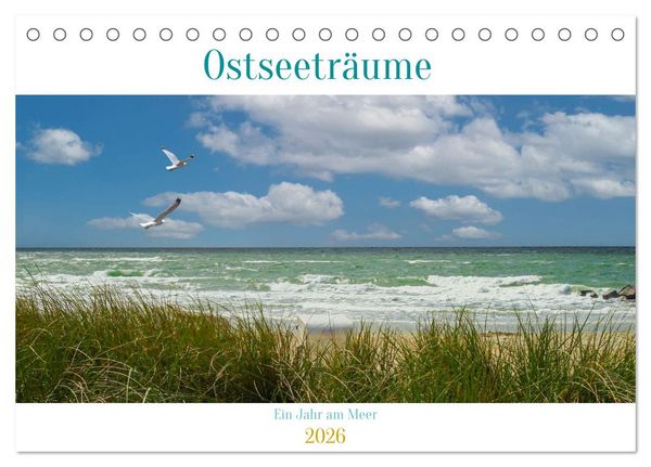 Produktbild: Ostseetr&auml;ume (Tischkalender 2026 DIN A5 quer), CALVENDO Monatskalender
