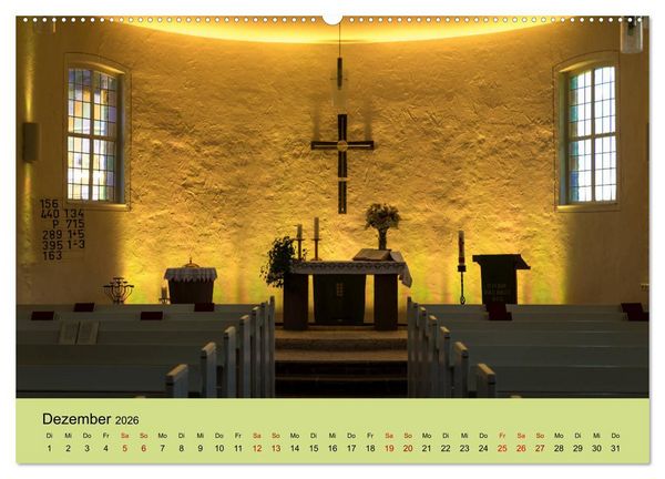 Produktbild: Pilgern im Waldecker Upland (hochwertiger Premium Wandkalender 2026 DIN A2 quer), Kunstdruck in Hochglanz