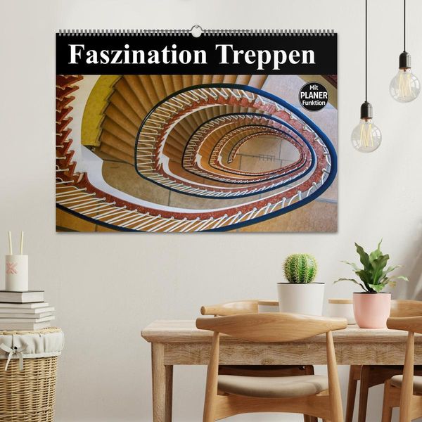 Produktbild: Faszination Treppen (Wandkalender 2026 DIN A2 quer), CALVENDO Monatskalender