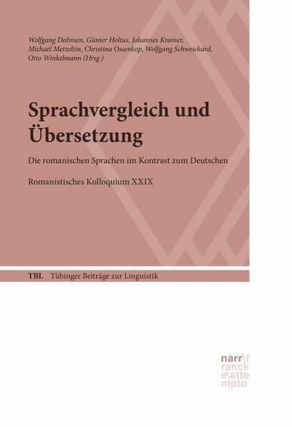 Produktbild: Sprachvergleich und &Uuml;bersetzung