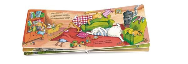 Produktbild: Wenn sieben m&uuml;de kleine Hasen abends in ihr Bettchen rasen