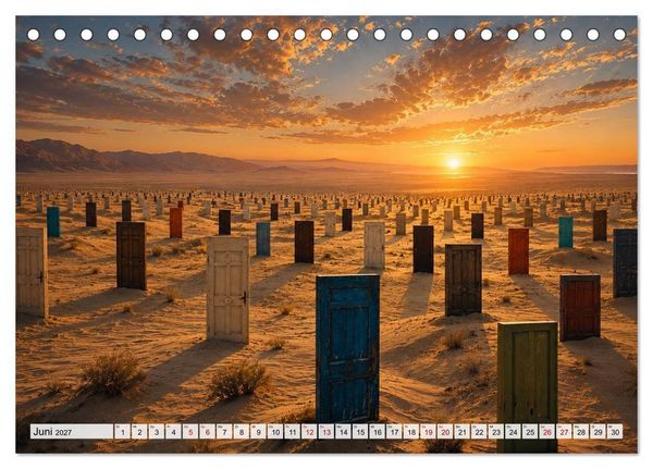Produktbild: Traumwelten zwischen Zeit und Fantasie (Tischkalender 2027 DIN A5 quer), CALVENDO Monatskalender