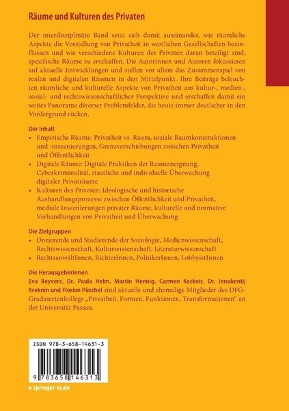 Produktbild: R&auml;ume und Kulturen des Privaten
