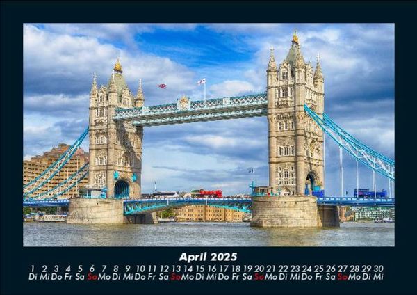 Produktbild: London 2025 Fotokalender DIN A5
