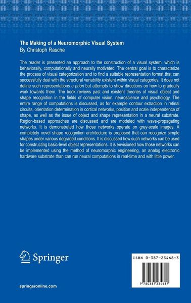 Produktbild: The Making of a Neuromorphic Visual System