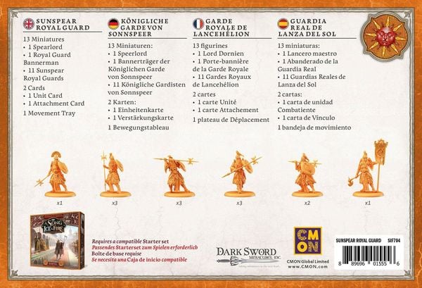 Produktbild: Lang, E: Song of Ice & Fire - Sunspear Royal Guard