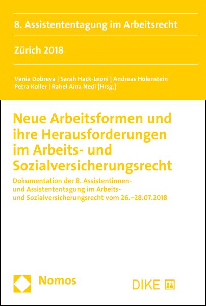 Produktbild: Neue Arbeitsformen und ihre Herausforderungen im Arbeits- und Sozialversicherungsrecht