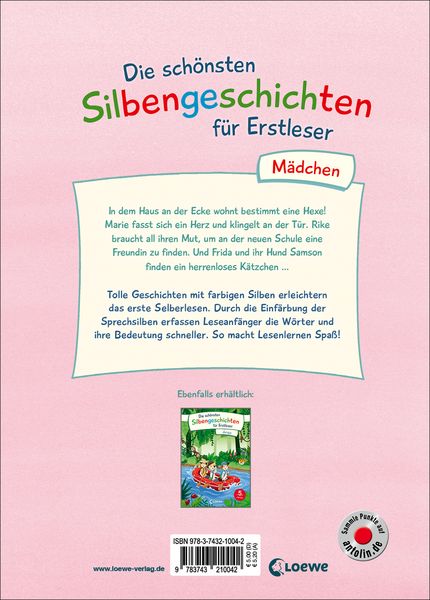 Produktbild: Die sch&ouml;nsten Silbengeschichten f&uuml;r Erstleser - M&auml;dchen