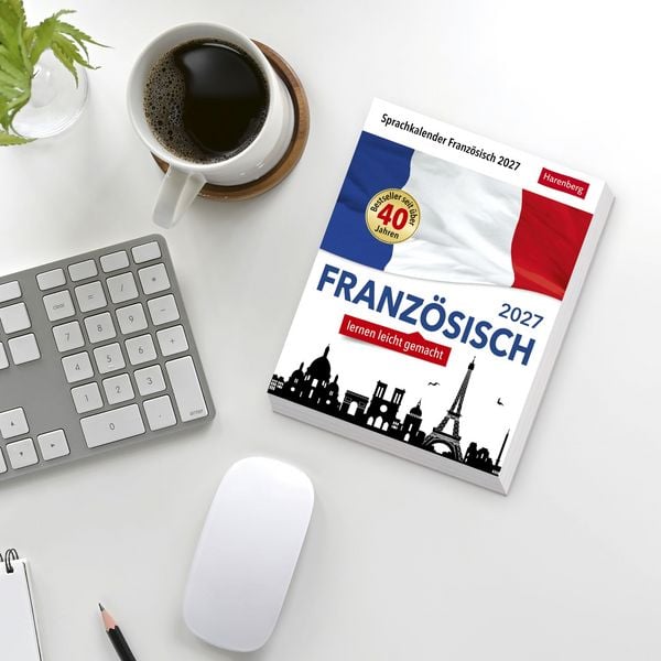 Produktbild: Franz&ouml;sisch Sprachkalender 2027 - Franz&ouml;sisch lernen leicht gemacht - Tagesabrei&szlig;kalender