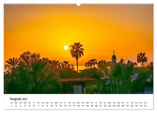 Produktbild: Magical sunsets. Lights between heaven and earth (Wall Calendar 2027 DIN A2 landscape), CALVENDO 12 Month Wall Calendar