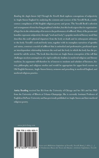 Produktbild: Reading the Anglo-Saxon Self Through the Vercelli Book
