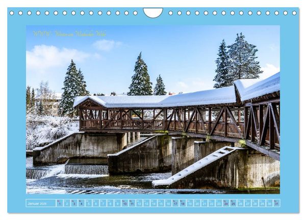 Produktbild: Fl&ouml;&szlig;erstadt Wolfratshausen (Wandkalender 2026 DIN A4 quer), CALVENDO Monatskalender