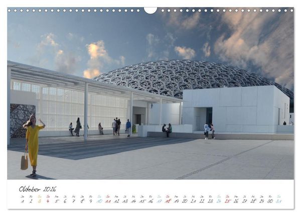 Produktbild: Abu Dhabi, eine Stadt der Zukunft. (Wandkalender 2026 DIN A3 quer), CALVENDO Monatskalender