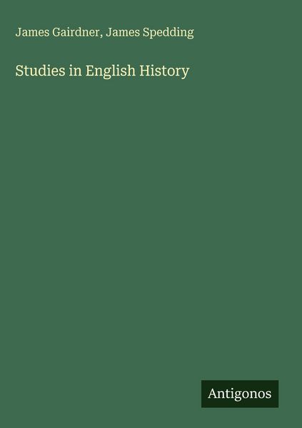Produktbild: Studies in English History