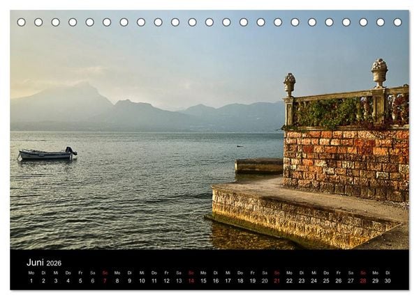 Produktbild: BENACO - Gardasee-Impressionen (Tischkalender 2026 DIN A5 quer), CALVENDO Monatskalender
