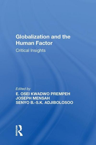Produktbild: Mensah, J: Globalization and the Human Factor