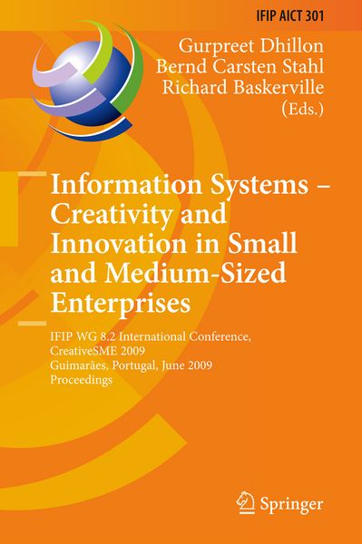 Produktbild: Information Systems -- Creativity and Innovation in Small and Medium-Sized Enterprises