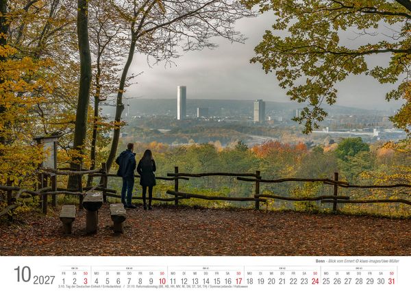 Produktbild: Bonn 2027 Bildkalender A3 quer, spiralgebunden