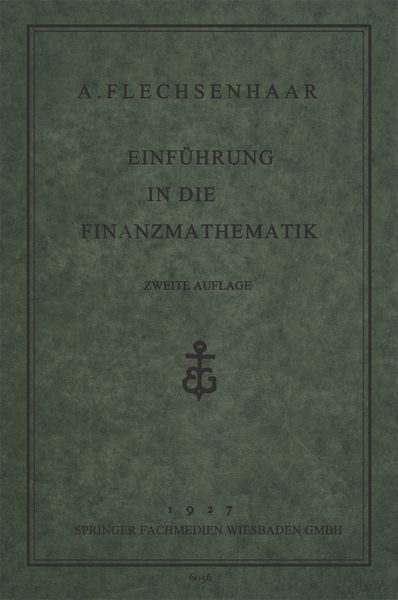 Produktbild: Einf&uuml;hrung in die Finanzmathematik