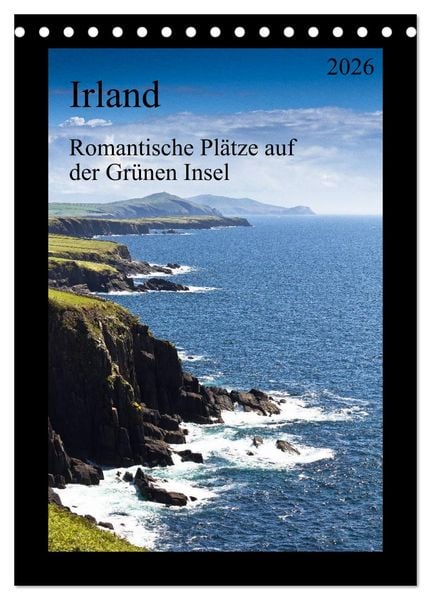 Produktbild: Irland - Romantische Pl&auml;tze auf der Gr&uuml;nen Insel (Tischkalender 2026 DIN A5 hoch), CALVENDO Monatskalender