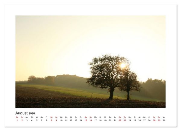 Produktbild: Zauberhafte Landschaften im Odenwald (Wandkalender 2026 DIN A3 quer), CALVENDO Monatskalender