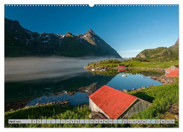 Produktbild: Sommer in Norwegen (Wandkalender 2026 DIN A2 quer), CALVENDO Monatskalender