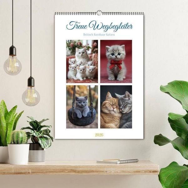 Produktbild: Treue Wegbegleiter (Wandkalender 2026 DIN A2 hoch), CALVENDO Monatskalender