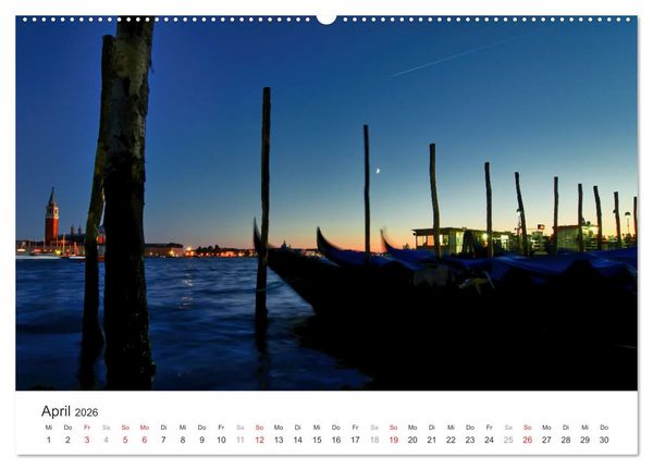 Produktbild: Das stille Venedig (Wandkalender 2026 DIN A2 quer), CALVENDO Monatskalender
