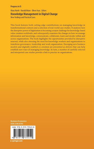 Produktbild: Knowledge Management in Digital Change