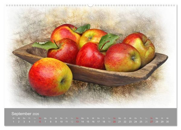 Produktbild: Obst (Wandkalender 2026 DIN A2 quer), CALVENDO Monatskalender
