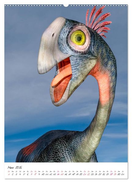 Produktbild: Dinosaurier aus der Vergangenheit (Wandkalender 2026 DIN A2 hoch), CALVENDO Monatskalender