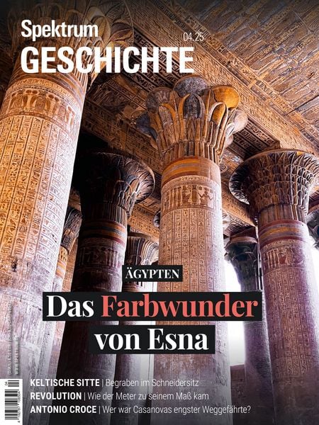 Spektrum Geschichte 4/2025 - Das Farbwunder von Esna, Taschenbuch von Spektrum der Wissenschaft, Spektrum der Wissenschaft, 978-3-95892-940-1