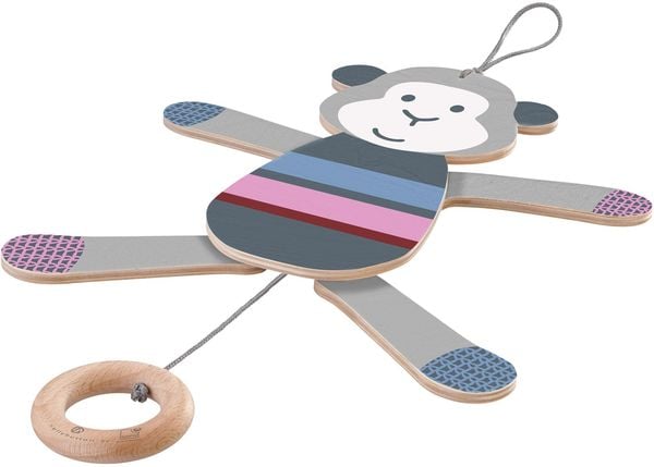 Schmidt Spiele - Selecta - bellybutton by Selecta - Zappeläffchen, Hampelmann Affe, 26 cm