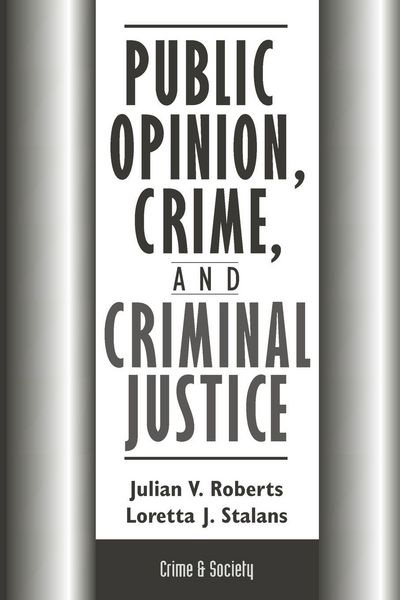 Produktbild: Public Opinion, Crime, And Criminal Justice